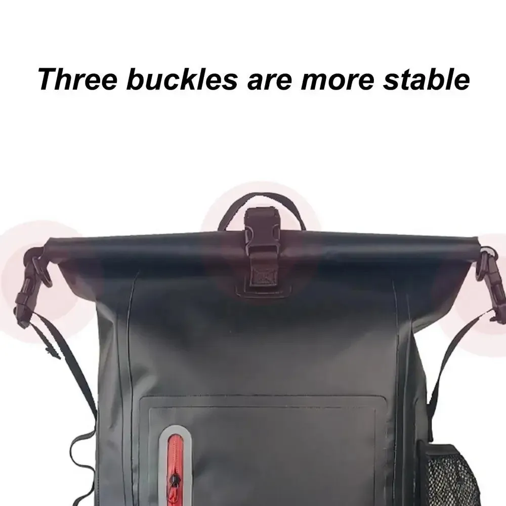 Fashion 25L Drift Swimming Bag Waterproof Large Capacity Drybag PVC Shoulder Backpack Canoeing Kayak