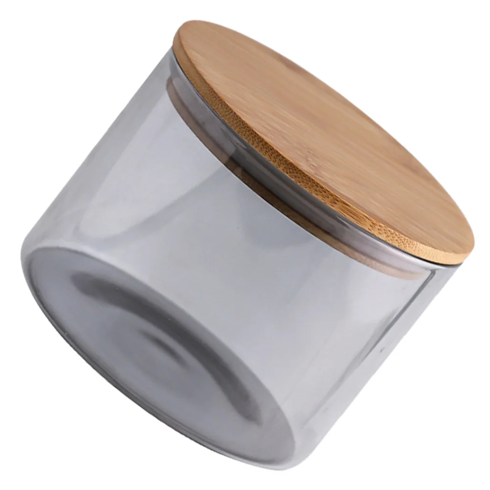 

Bottle Snack Storage Jar Seal Proof Tank Glass Canister with Airtight Lid Small