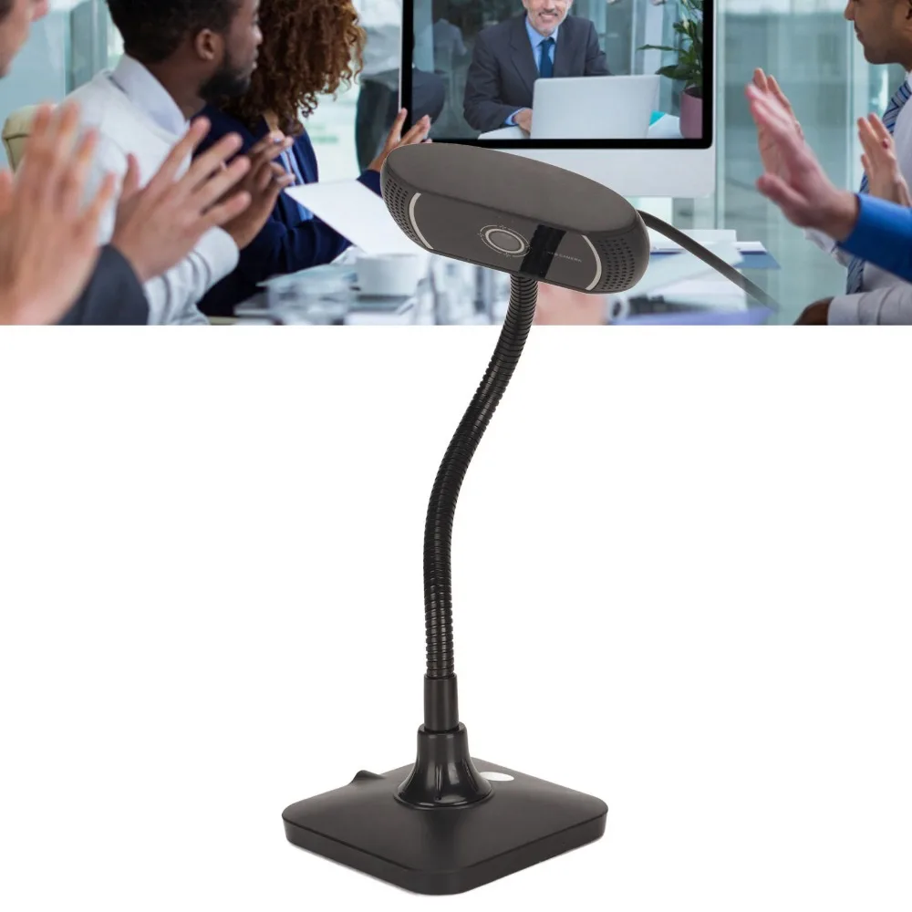 Auto Focus Lock for C185 720P 30 Fps HD Webcam 60 Degree Wide Viewing Angle 360 Degree Rotation USB Web Camera