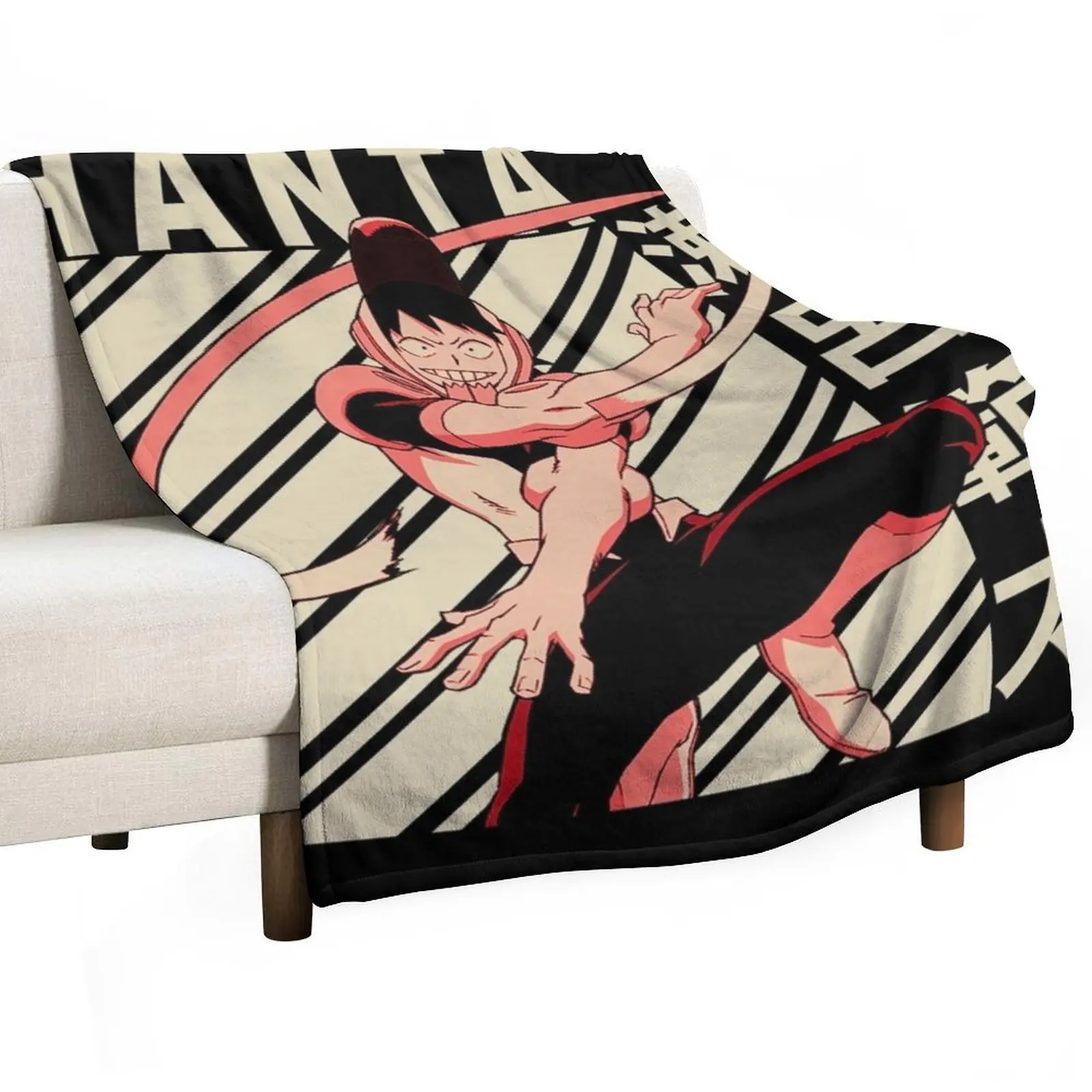 

hanta sero Vintage Art Throw Blanket Hair funny gift Sofa Throw blankets ands Blankets