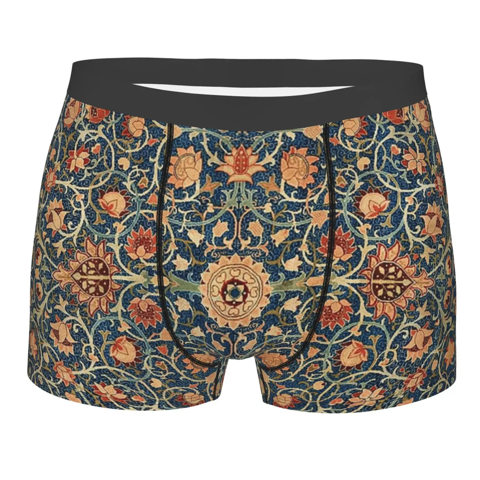 

Holland Park William Morris Pattern Man's Boxer Briefs Breathable Funny Underwear High Quality Print Shorts Gift Idea