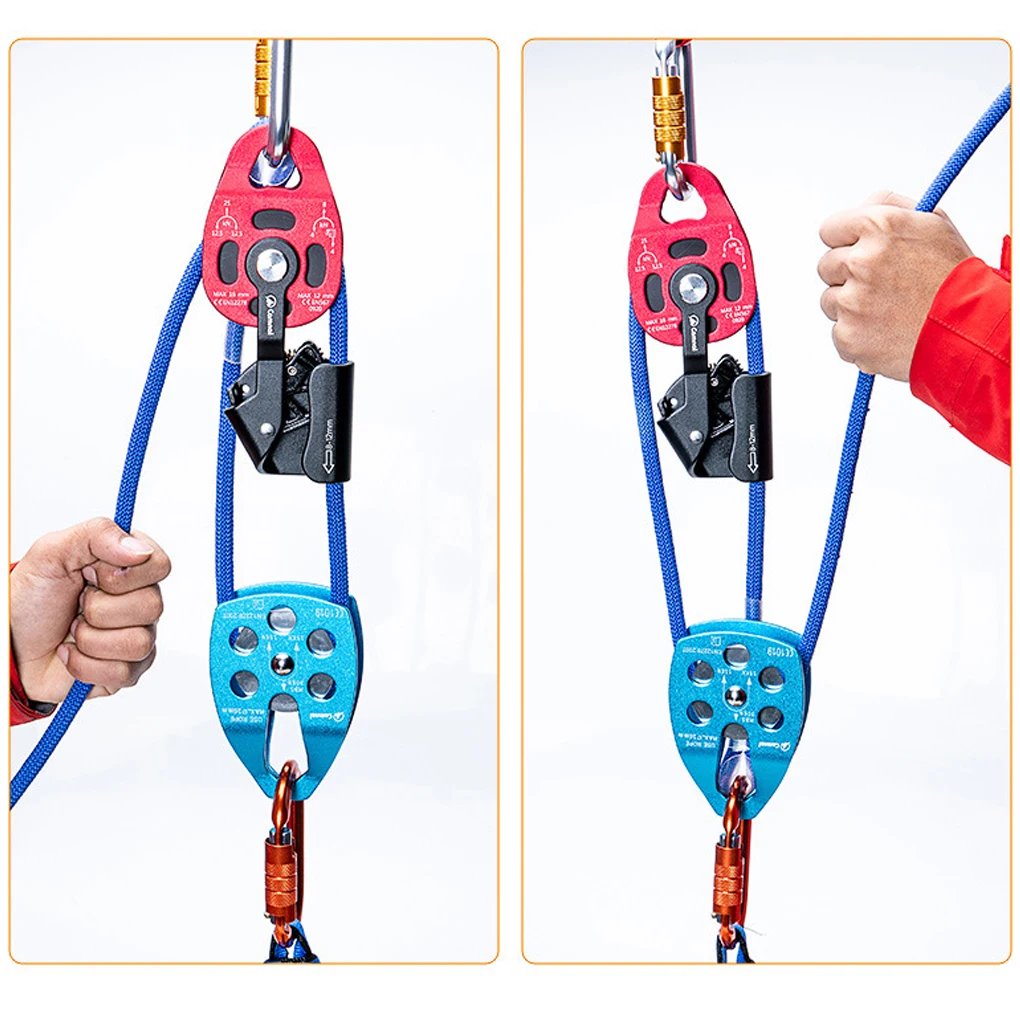 One-way Pulley Lifting Heavy Objects Pull-up Tool Super Light Device Ascenders Lifter Drag Lifting Equipment High Quality