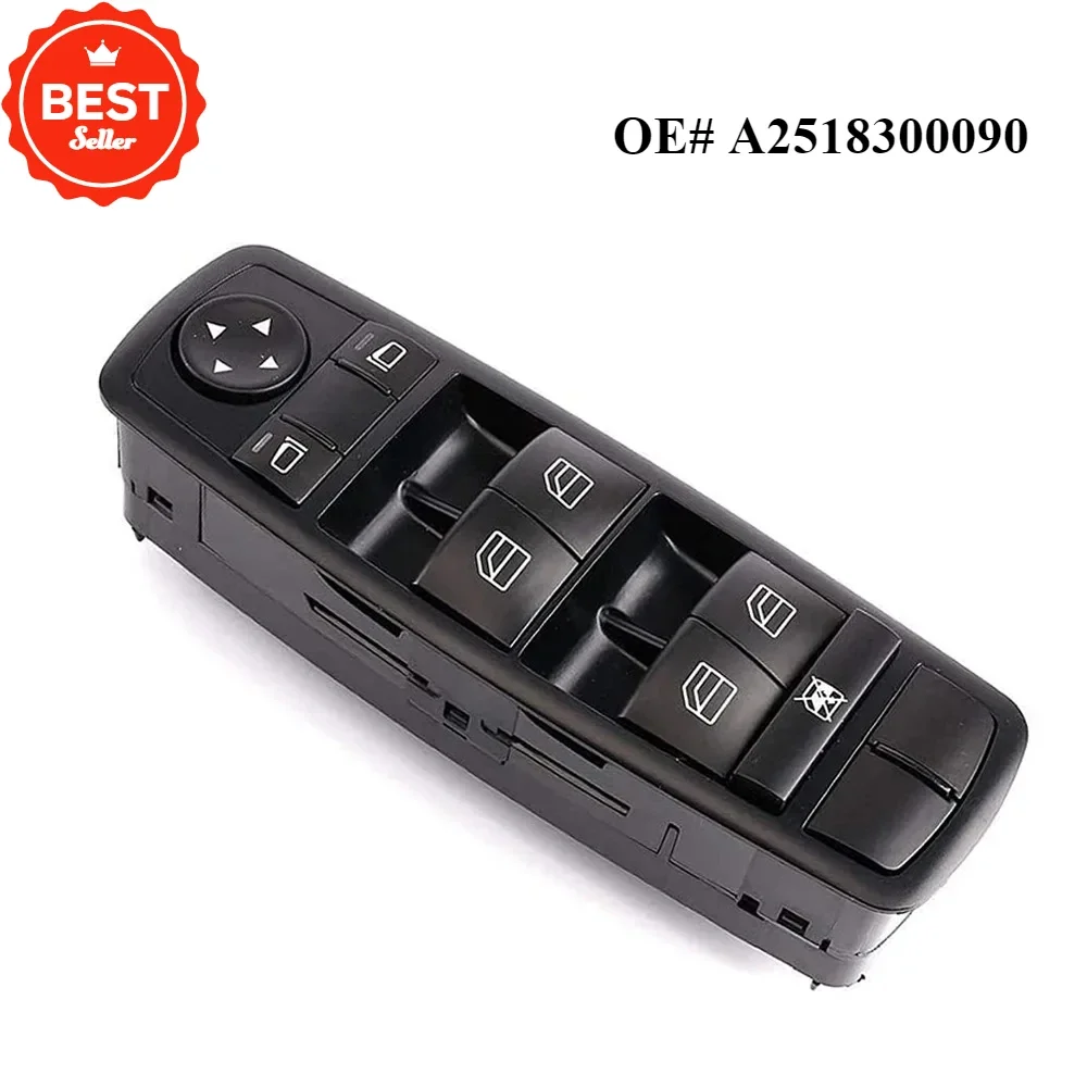 

2518200110 A2518300090 Front Left Master Window Switch Button For Mercedes W164 ML GL R Class 350 320 ML350 450 R350