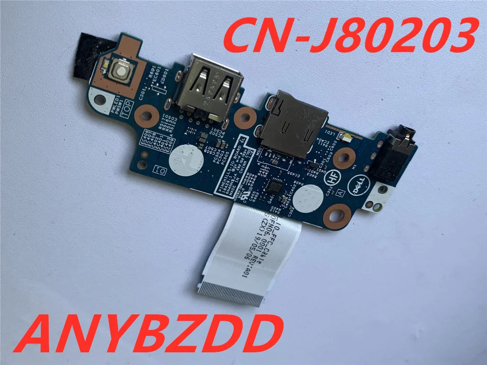 Genuine CN-J80203 FOR DELL Switch board USB board PINEHILLS IO BOARD J80203 100%  Work perfect free shipping