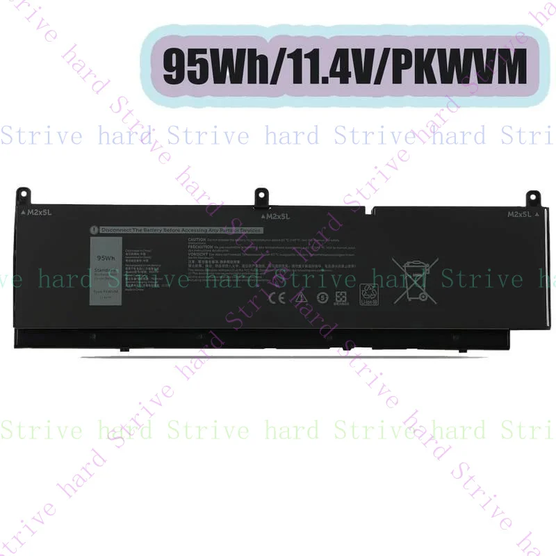 

PKWVM BATTERY FOR DELL Precision 7550 7560 7750 7760 Mobile Workstation P44 US