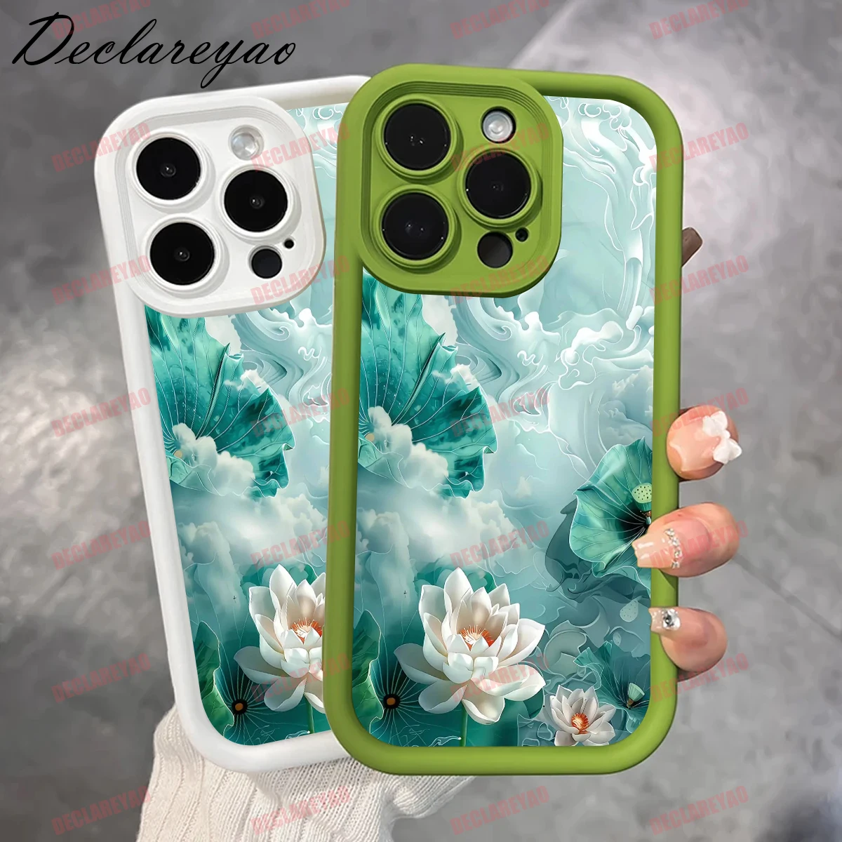 DECLAREYAO لينة ضوء سليم ماتي بولي يوريثان يغطي ل Realme N65 P1 C51S C11 5 C35 C21 50A C2 C55 5S GT 60X C21Y غطاء حافظة مقاوم للصدمات