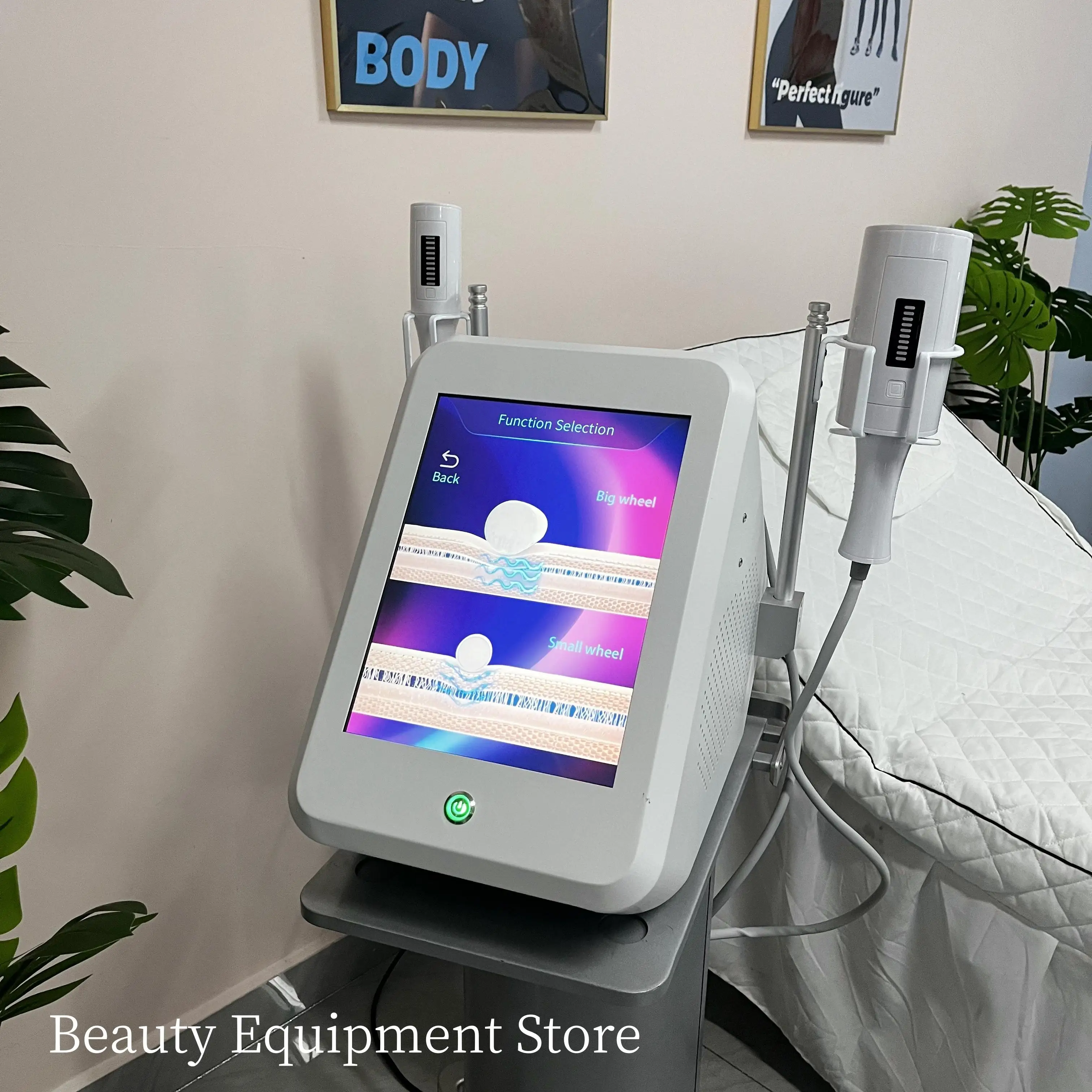 EMS Body Shaping Rilassamento muscolare Rimozione del grasso Cellulite Rullo da massaggio 5D Allenamento elettromagnetico per la costruzione muscolare per il salone