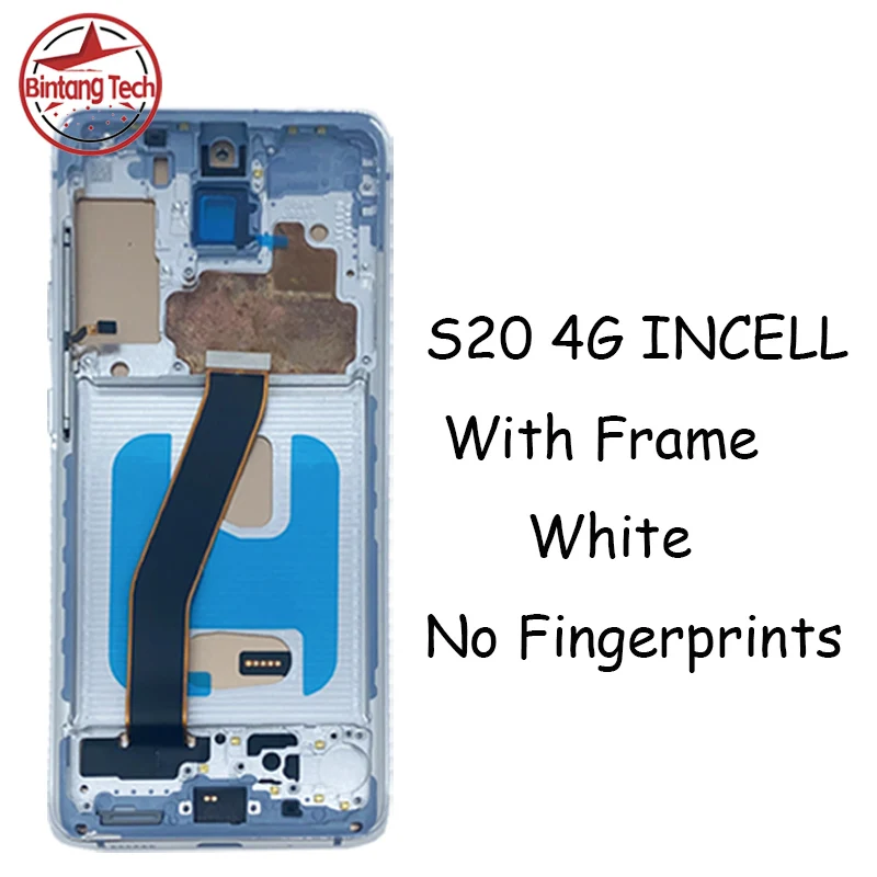 TFT 100% Tested For Samsung Galaxy S20 LCD Display Touch Digitizer Screen For Samsung S20 LCD G980F/DS SM-G981 With Frame