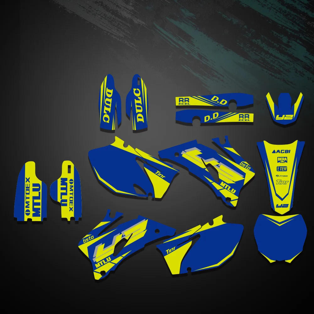 Armorsoul-calcomanías gráficas de fondo para YAMAHA, YZ250F, YZ450F, YZ 250F, YZ 450F, YZF 250, YZF 450, 2006, 2007, 2008, 2009