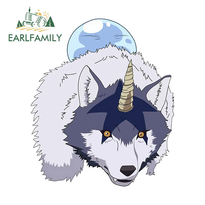 EARLFAMILY Furry Squatting Position That Time I Got Reincarnated As A Slime Car Sticker Vinyl Surfboard Decal Laptop Accessories