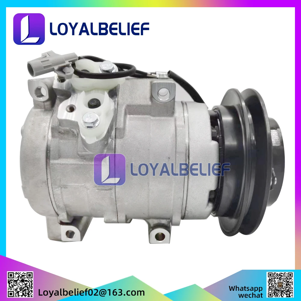 10S17C AC Compressor for Toyota Landcruiser 1HZ 1FZ 88320-6A260 88320-6A270  88310-6A150  883106A150  447180-5400  4471805400
