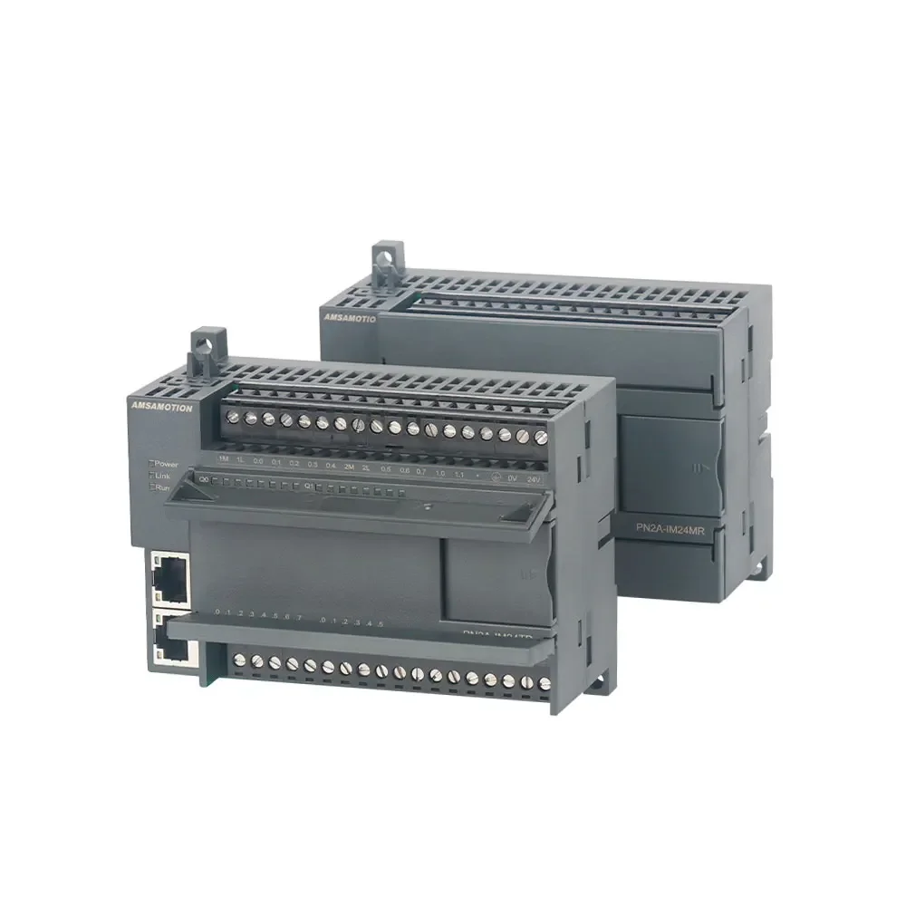 Profinet Remote IO Module Ethernet Converter Communication Module For Siemens PLC NPN PNP 14DI 10DO PN2A-IM24MR PN2A-IM24TP