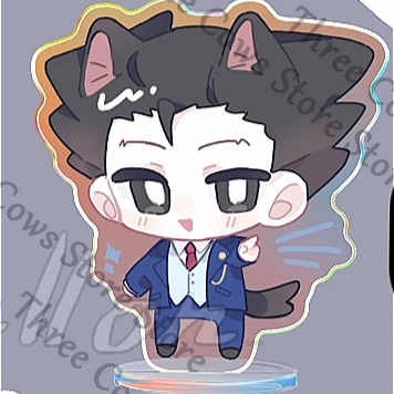 

Anime Ace Attorney Phoenix Wright Cosplay Cartoon Laser Acrylic Stand Figure Accessory Standing Sign Ornament Mascot Fans Gift