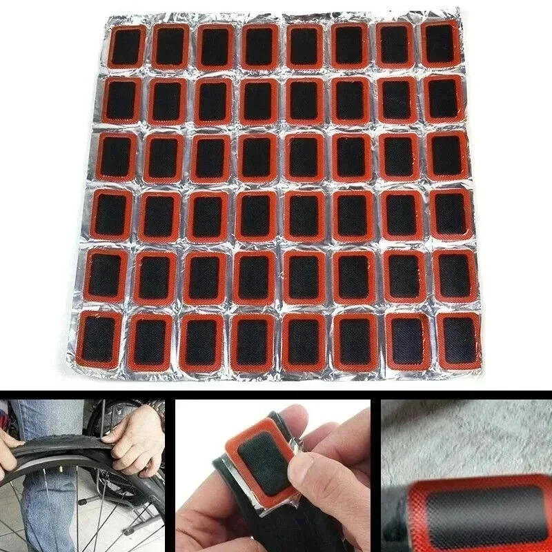 1/3/5sheet DIY Tire Repair Tire Patch Rubber Bike Tyre Repair Pad Round Square Type Tire Inner Tube Pad Car Bicycle Repair Tools
