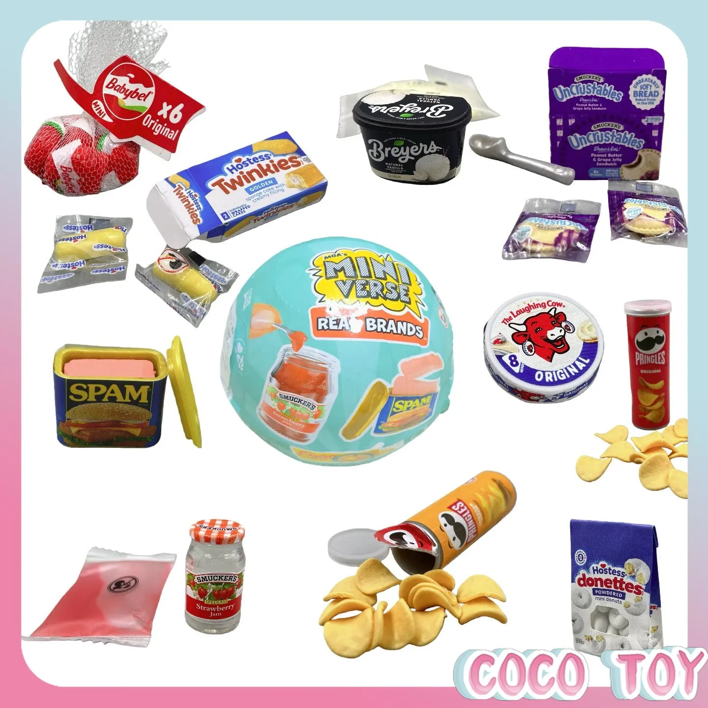 MGA Miniverse Make It Mini Real Brands Confirmed Style Supermarket Grocery Mini Food DIY Blind Box Collectible Toy