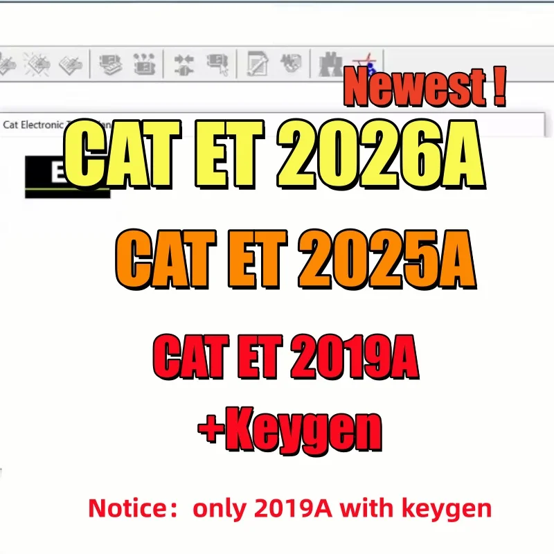 2026 Newest Cat ET 2026A and 2025A and 2019A with Kgygen Diagnostic Software for Engine Diagnostics Remote Installation