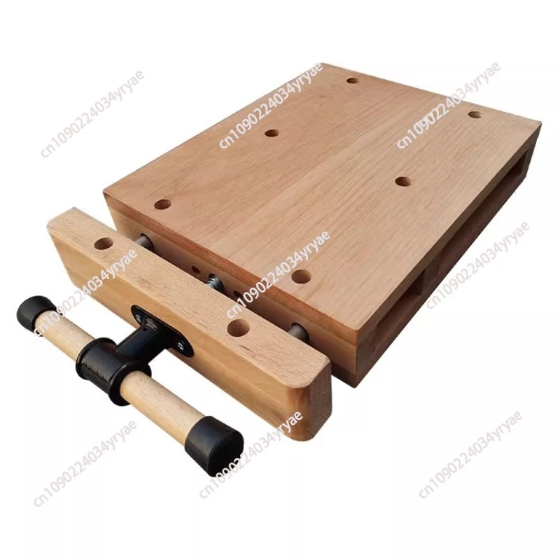 

Hard Wood Vise Workbench Portable Smart Woodworking Bench with Superior Clamping for Teaching Mechanical Maintenance