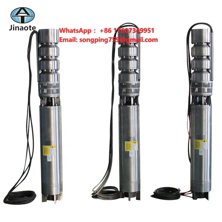 Customizable 75hp Stainless Steel Electric Deep Well Submersible Water Pump 60Hz