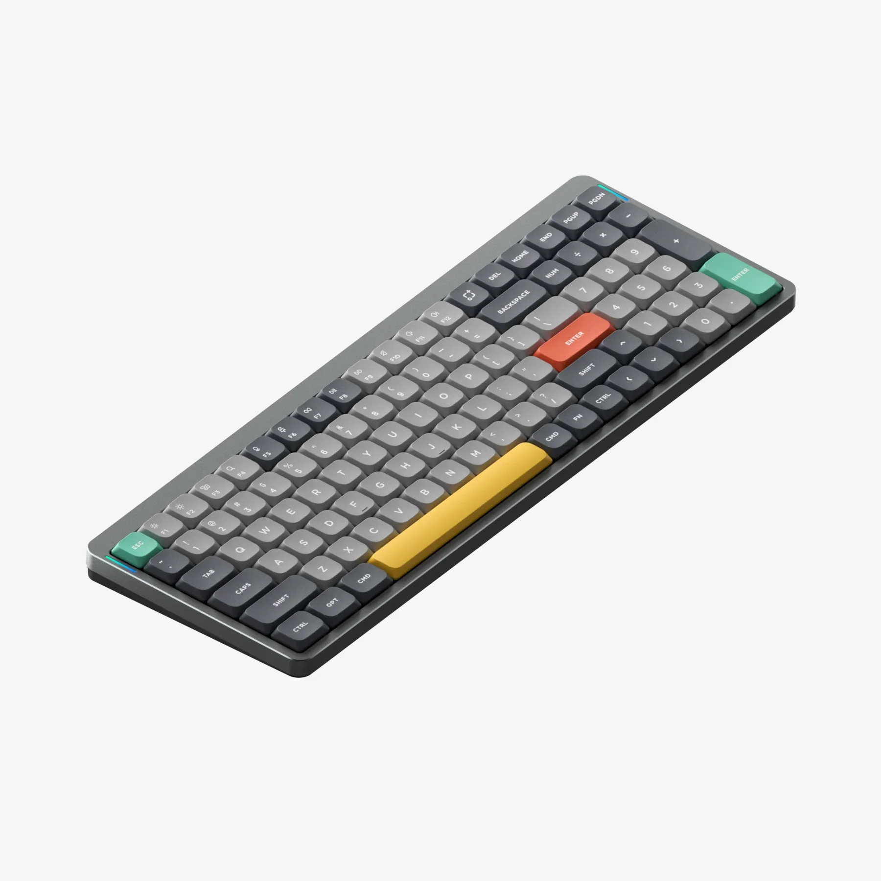 Imagem -06 - Nuphy Costa Crepúsculo Nsa Dye-sub Pbt Keycaps Low Profile Adequado para Air Series