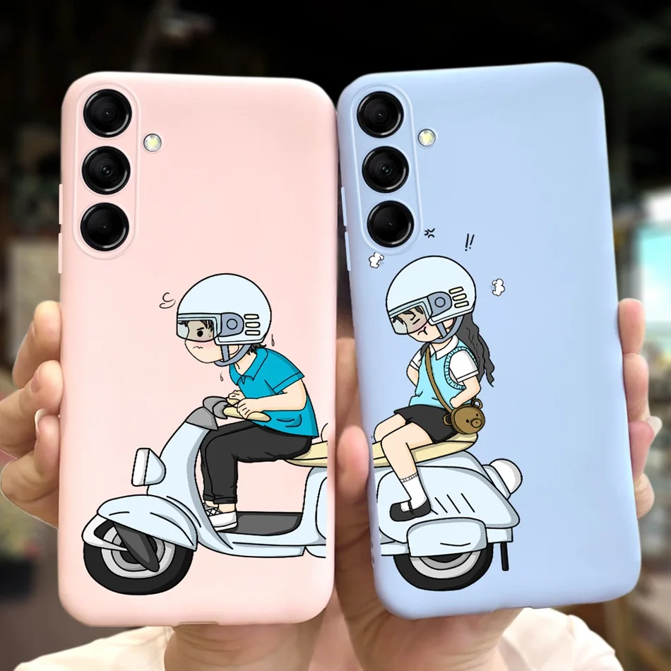 Stylish Silicon Case For Samsung Galaxy M14 2023 Phone Case Candy Color Soft Back Cover For Samsung M14 5G SM-M146B