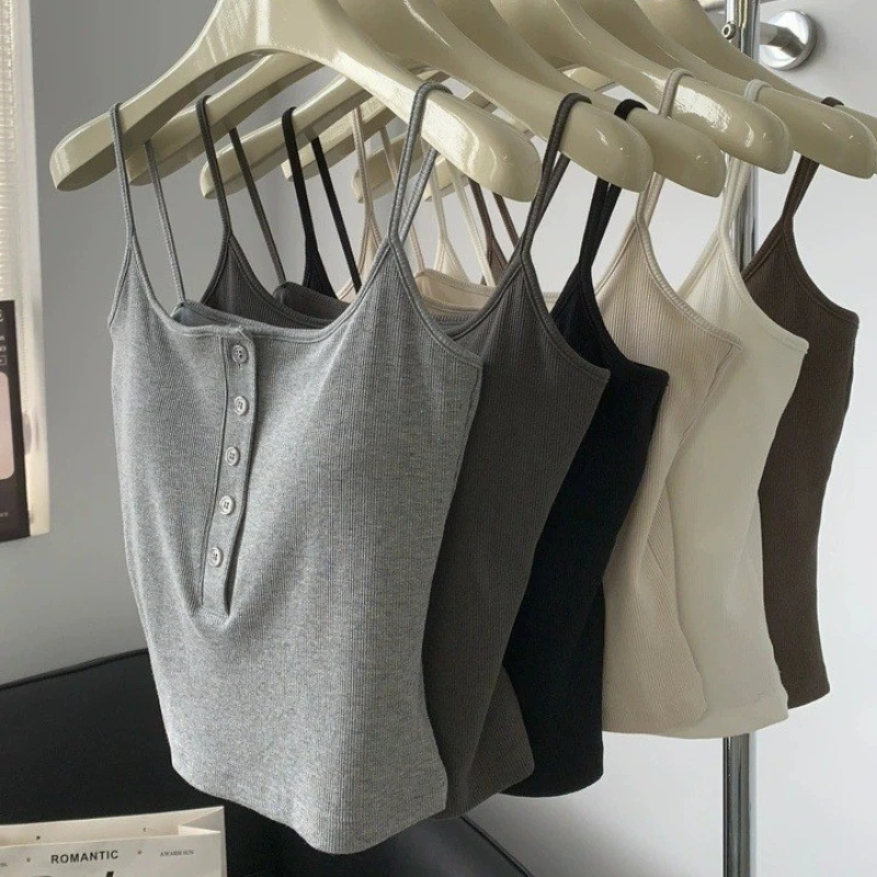 

Красивые женские топы Y2k, укороченный топ с открытой спиной, милый вязаный топ без рукавов, летний укороченный жилет, женская одежда, футболка