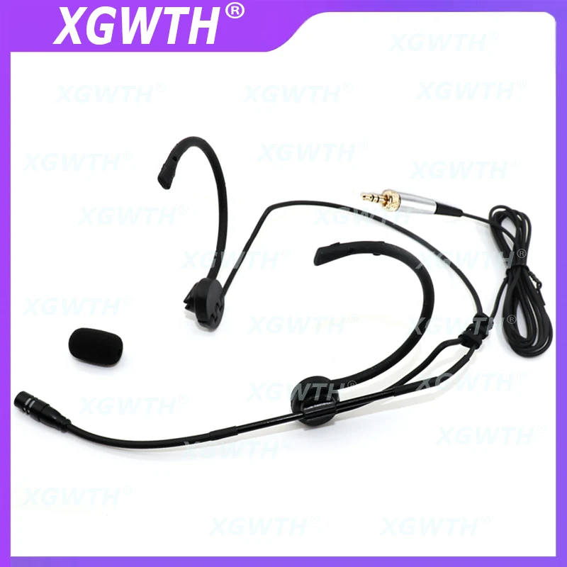 

Складной электретный конденсаторный головной микрофон для беспроводных передатчиков Sennheiser G2 G3 G4 с разъемом 3.5 мм TRS Lock