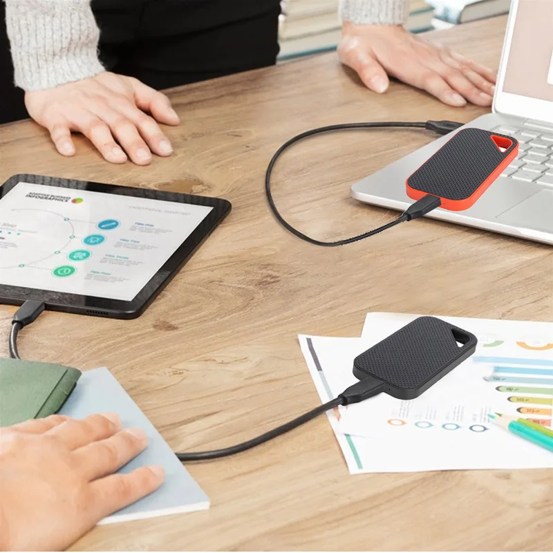 Convenient Portable External Hard Drive Reliable Data Saving Large Space Storage Disk for Computer Laptop Multimedia File Work