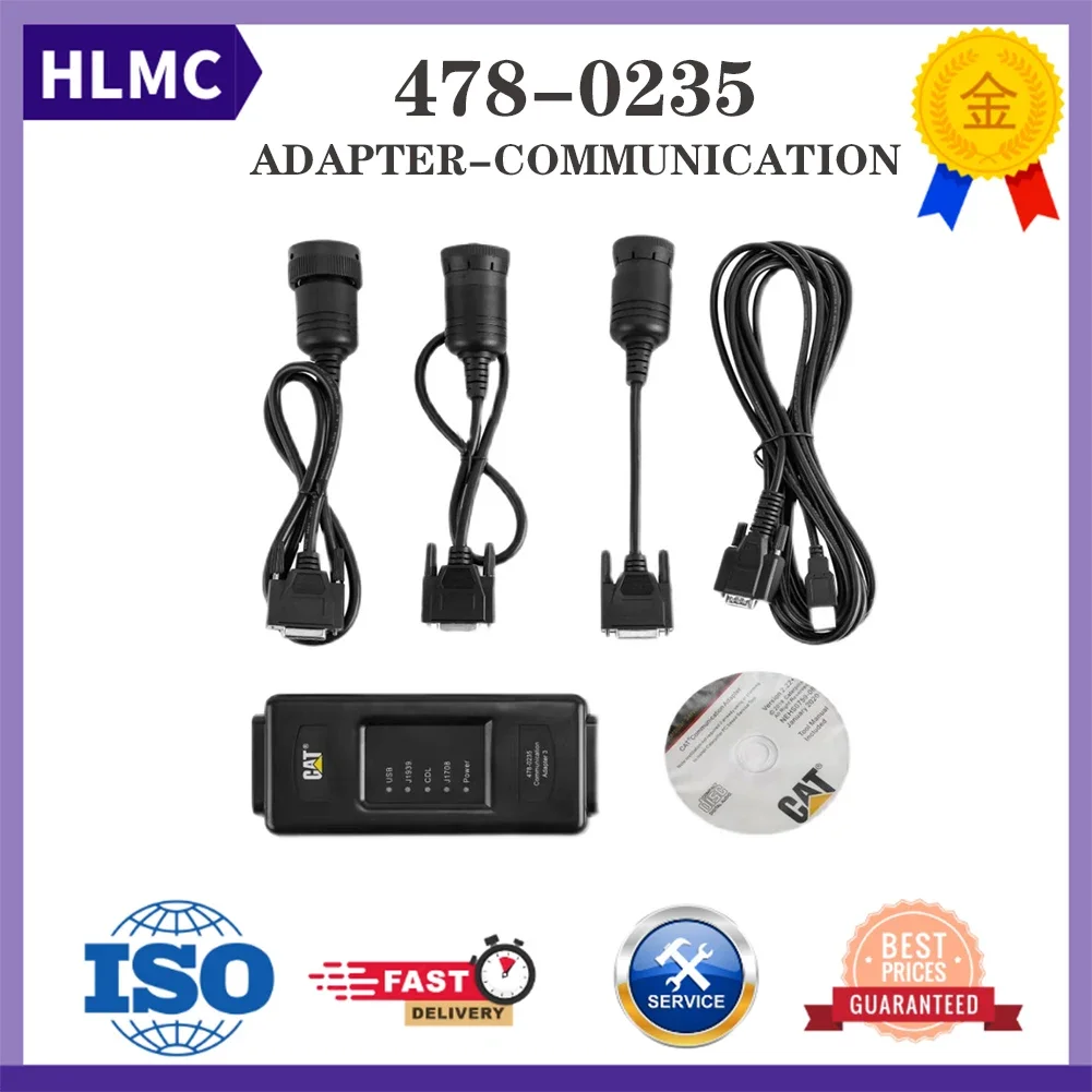 478-0235 ET4 Adapter USB Version for Truck Diagnostic Tool With et 2019A 2019C KEYGEN plus 14pin cable