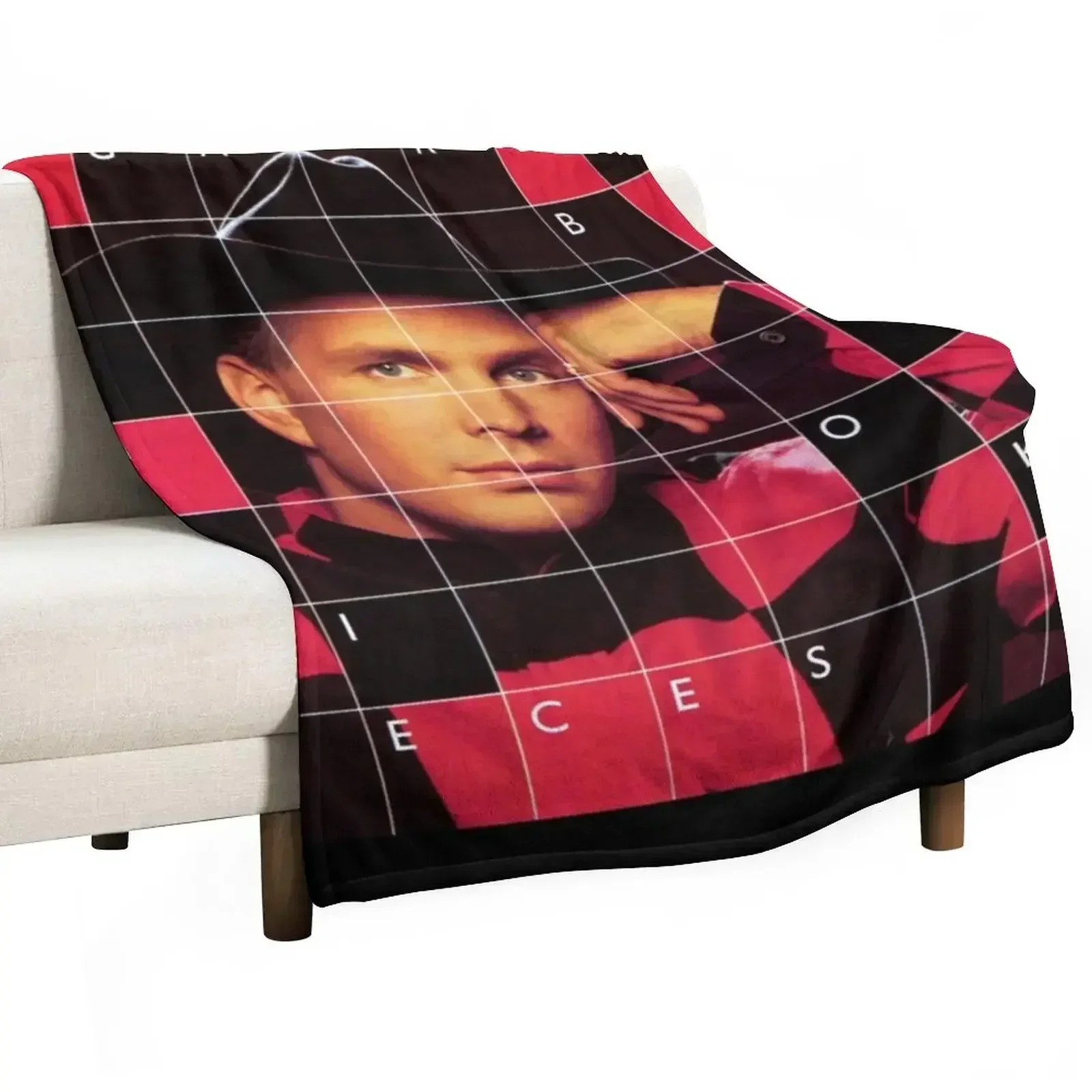 Garth Brooks In pieces Throw Blanket Soft Plush Plaid Luxury Retros Luxury St Blankets