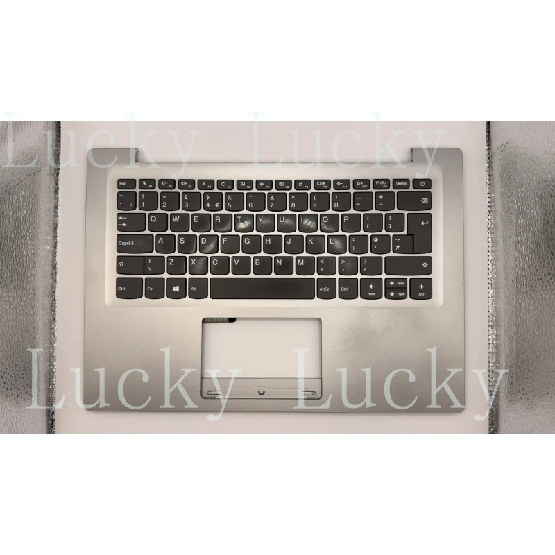 

f for Lenovo IdeaPad S130-14IGM Silver UK Palmrest Cover Palmrest TrackPad 5CB0R61091