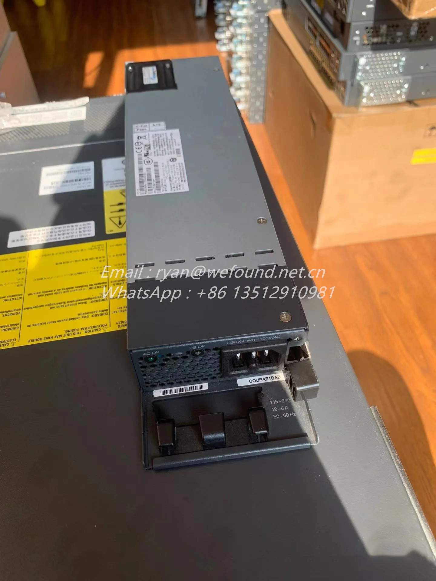 C3KX-PWR-1100WAC for Cisco Switches Redundant Power Supplies