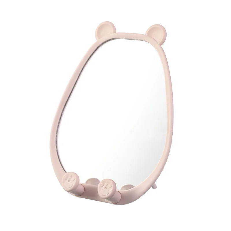 Portable Irregular Mirror Women Makeup Handheld Design Macrame Mirror Creative Kawaii Espejos Decorativos Home Accessories