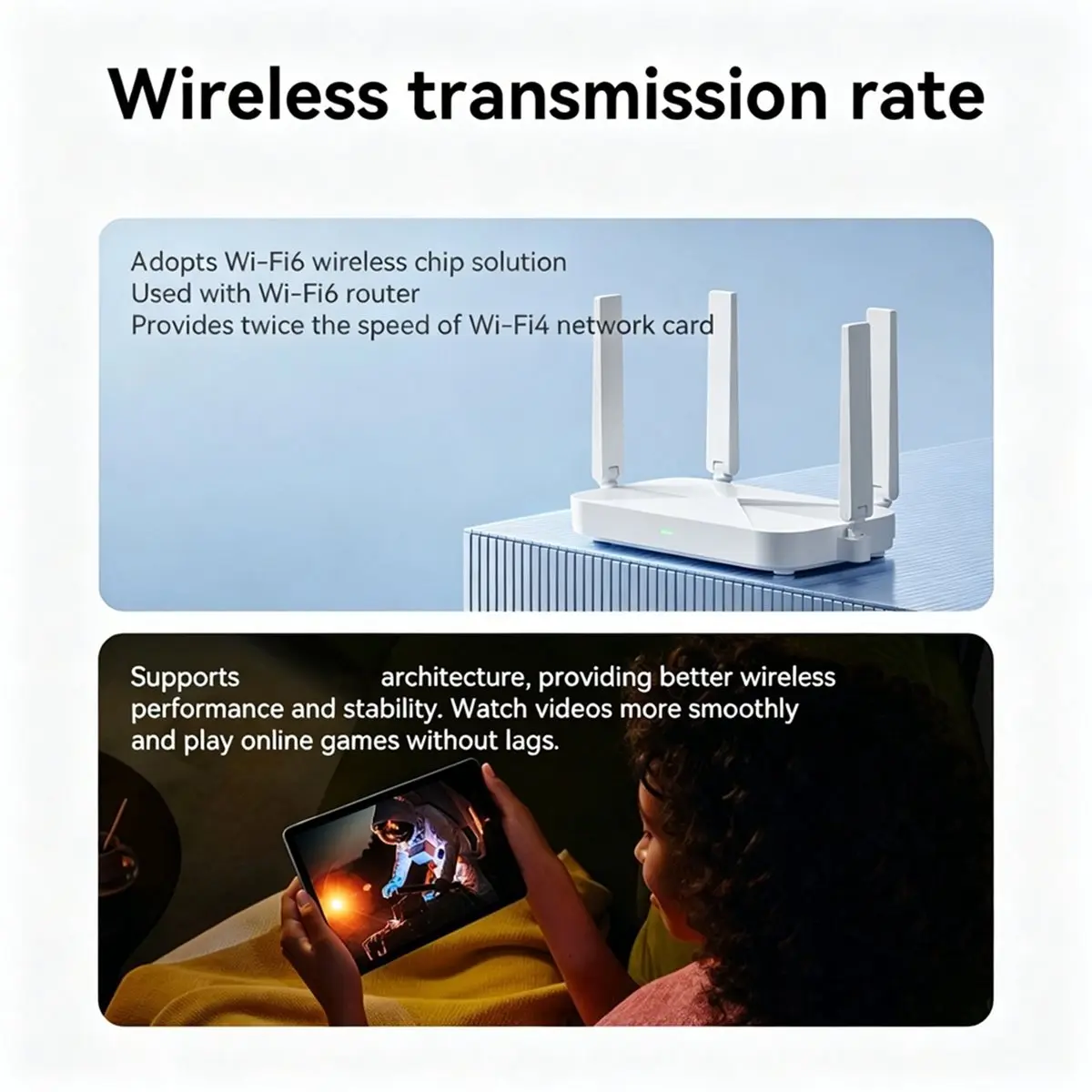 AX300 Mini USB WIFI 6 Dongle Adapter 2.4GHz Wireless Network Card WiFi Lan Adapter Driver Free for PC Laptop Win7 10 11