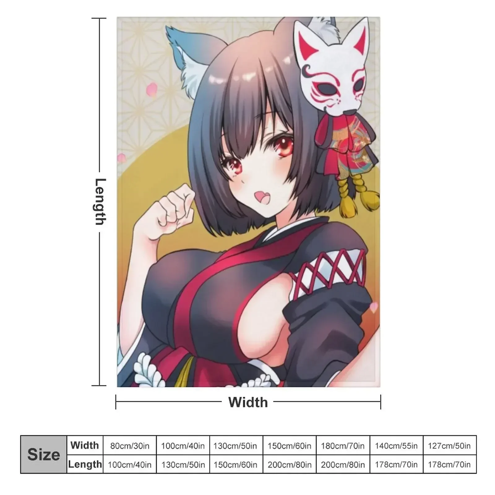 Yamashiro Cute Throw Blanket Vintage Decoratives cosplay anime Baby Luxury Thermal Blankets