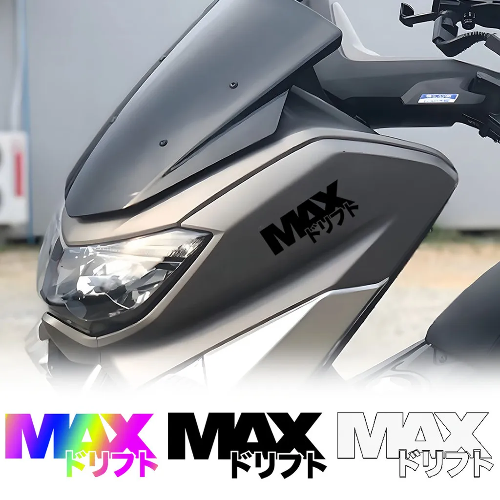 

1PC Japanese Style MAX Drift Waterproof Stickers Multi-color Vinyl Decals for Motorcycle Car Helmet Decor