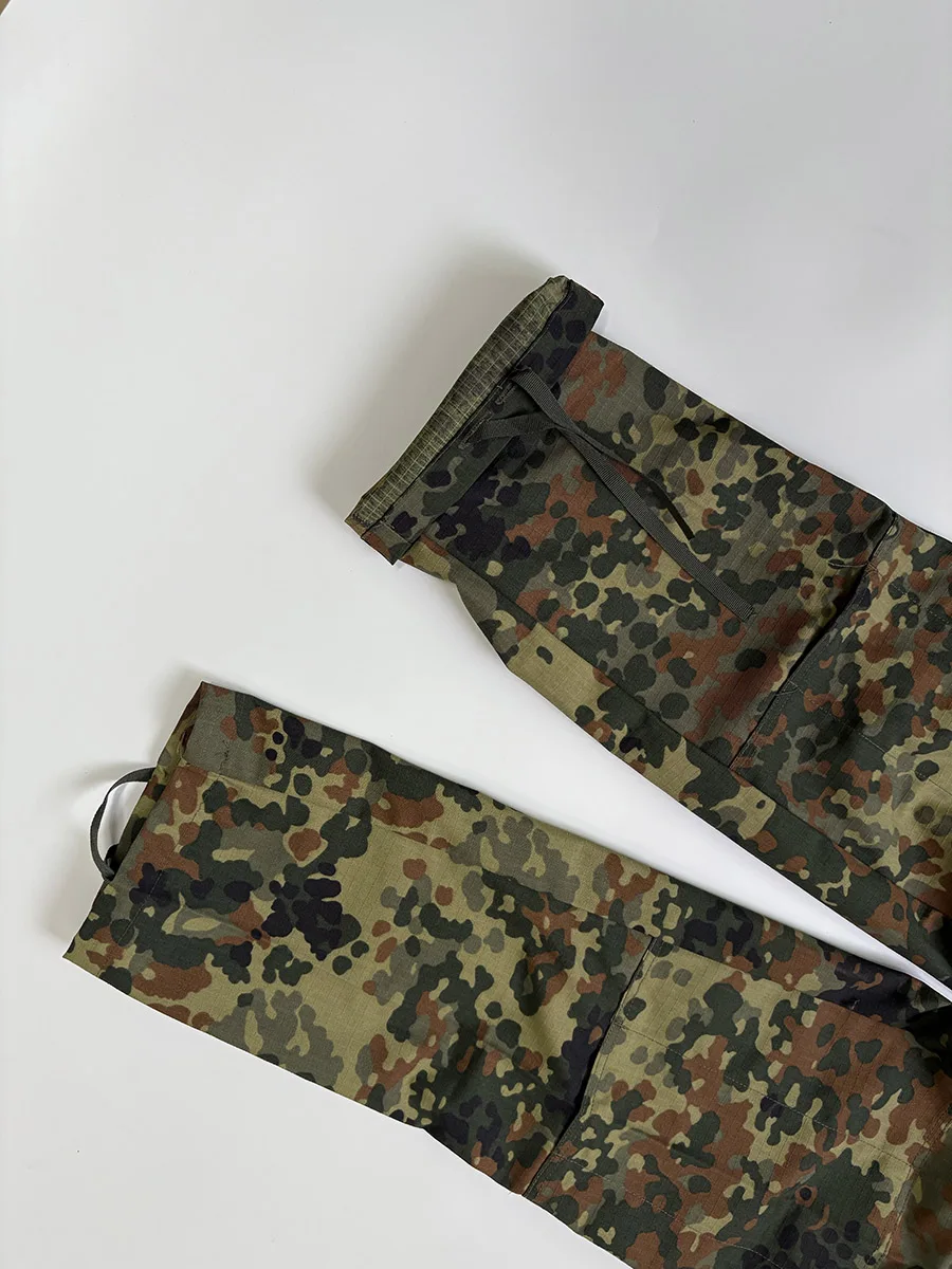 Deutschland Camouflage Dschungel Trainingsuniform ACU Feldanzug Flecktarn Dschungel Spot Set für Männer, Feldtraining Anzug Kampf ACU Set – Detail 12