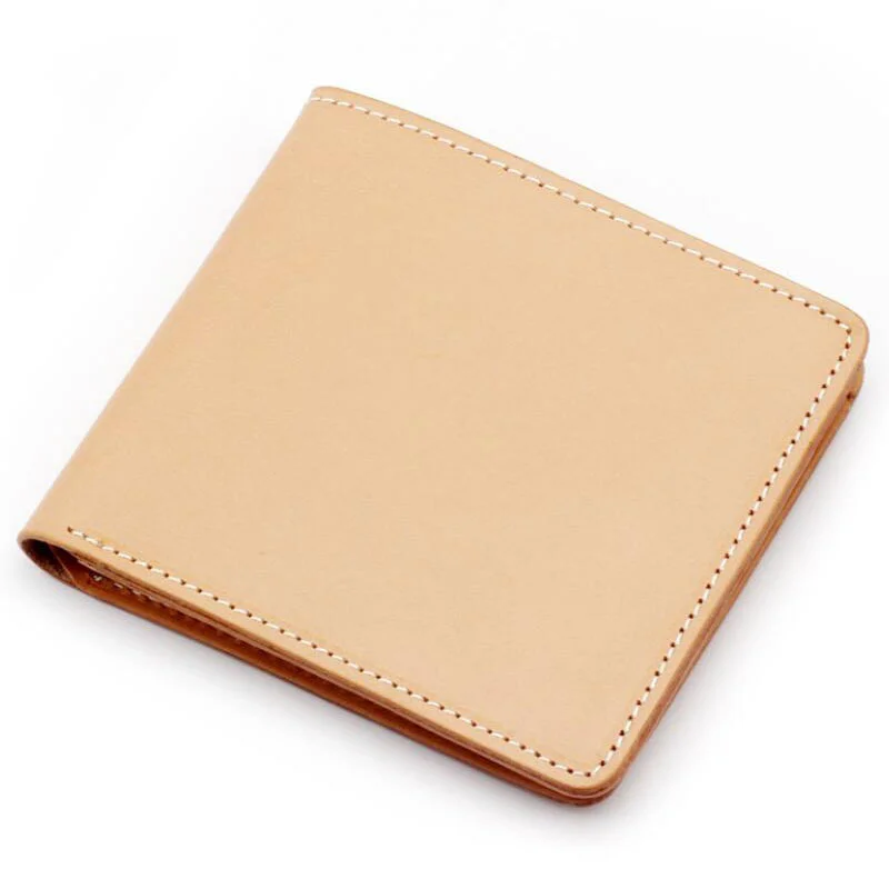 

Handmade Genuine Leather Men Wallet Vintage Coins Purse Short Card Holder for Male Money Pocket Cash Bag