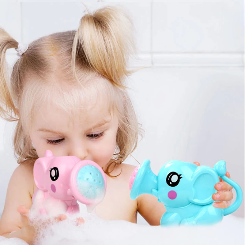 Baby Bath Toys Kids Watering Pot Bath Toy Cartoon Plastic Bathroom Shower Tool Baby Bath Toy for Children Summer Bath Sprinkler