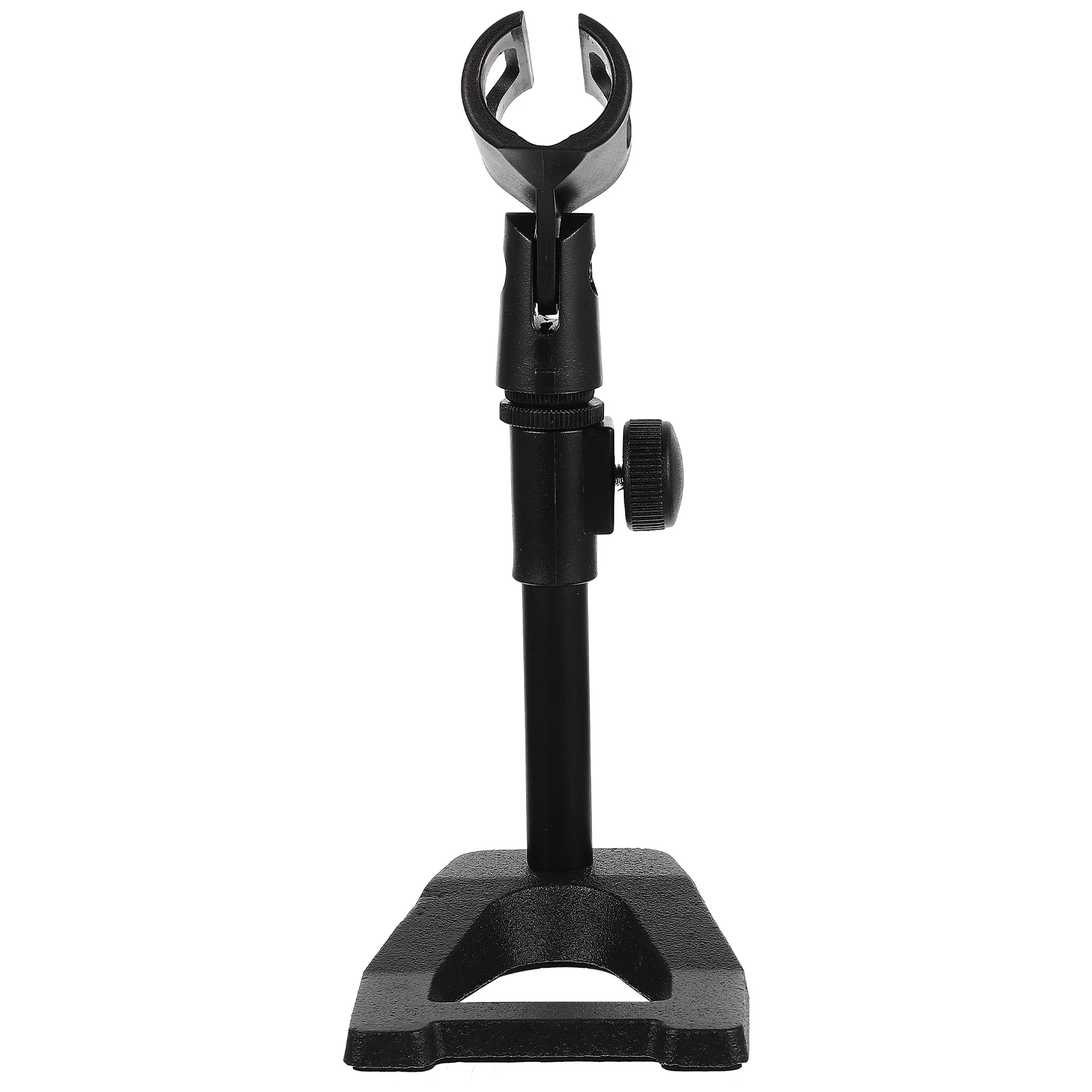 

Adjustable Desktop Microphone Stand Universal Holder For Studio Stage Office Countertop Mic Support Stable Tight Design Live