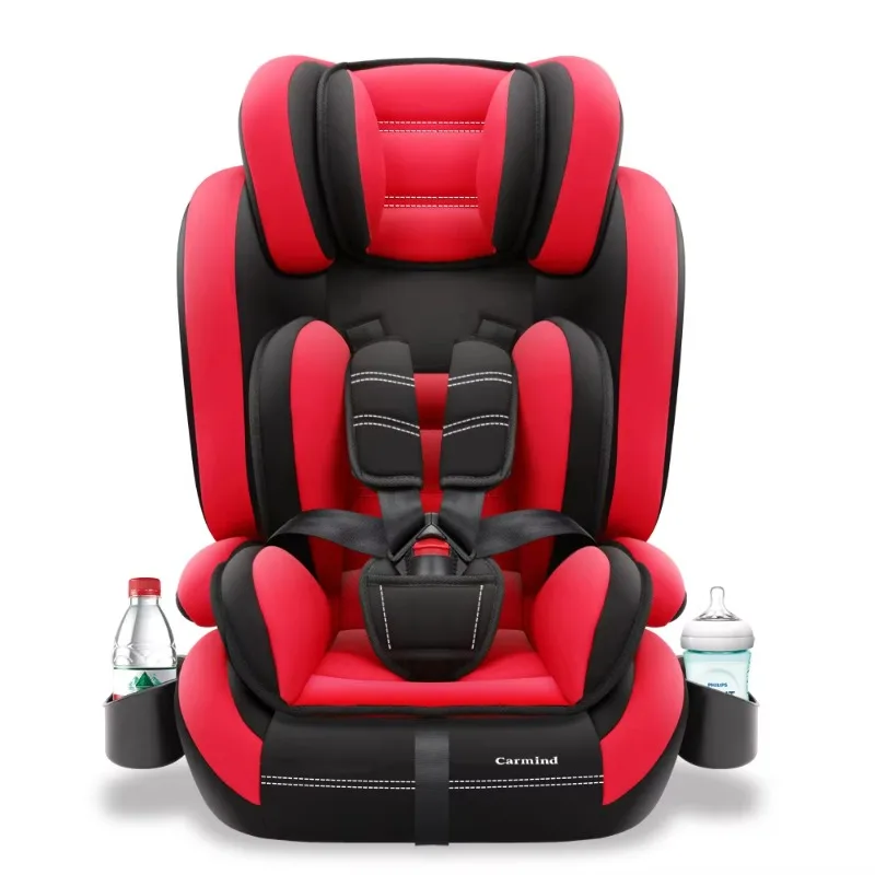 EG83 Foldable Travel Car Seat for Kids, Compact Safety Booster for 9 Months to 12 Years, Adjustable Baby Chair, Portable