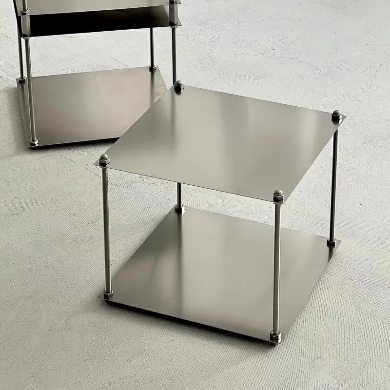 Bedside Table Bookshelf Edge Coffee Movable Stainless Steel Storage Rack Bauhaus Modular Fan-Shaped Floor Stand Living Room