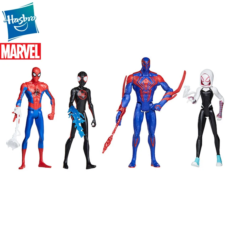 

In Short Hasbro Original Marvel Legends Series Spider-Man Miles Gwen Spider-Man 6-Inch Collectible Model Statuette Ornament Gift