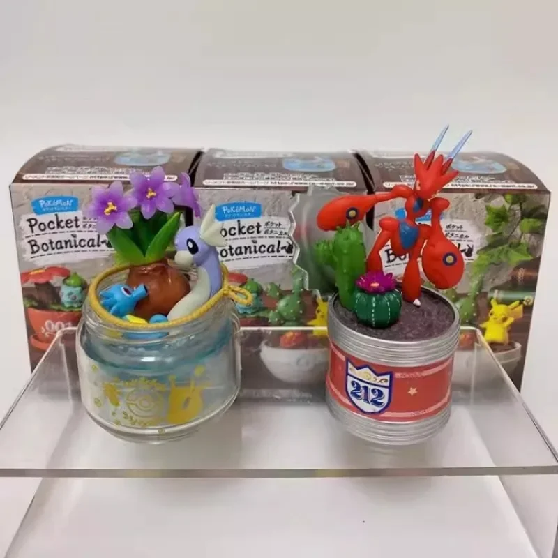 Pokemon Mystery Box Figure, Plante succulente Kawaii, Modèle l'inventaire, Boîte ennemi mignonne, Figurine d'anime, Poupées, Accessoires, Jouets, Cadeaux