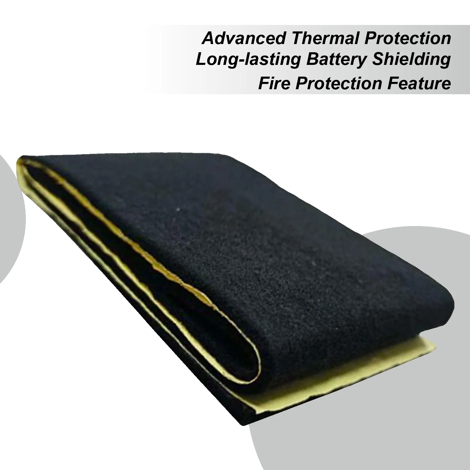 Car Battery Blanket Adhesive Vehicle Supplies Automotive Battery Heat Shield for Drivers Trucks SUVs RVs Sedans Fleet Managers