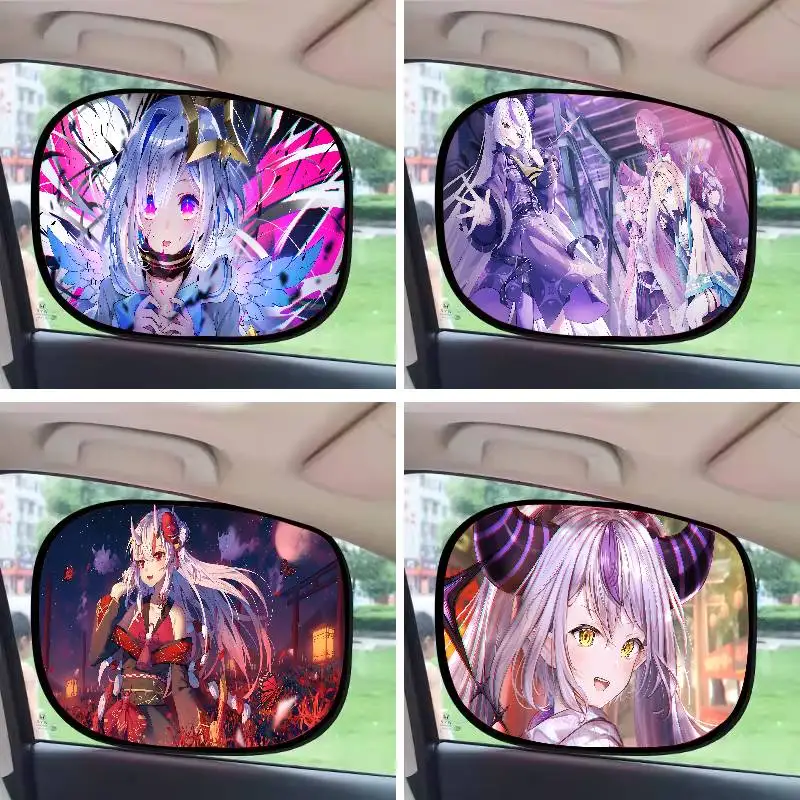 

H-Hololive L-La D-Darknesss Универсальные солнцезащитные козырьки для боковых окон, защита от ультрафиолета, автомобильная занавеска, козырек для окна автомобиля, защитное окно