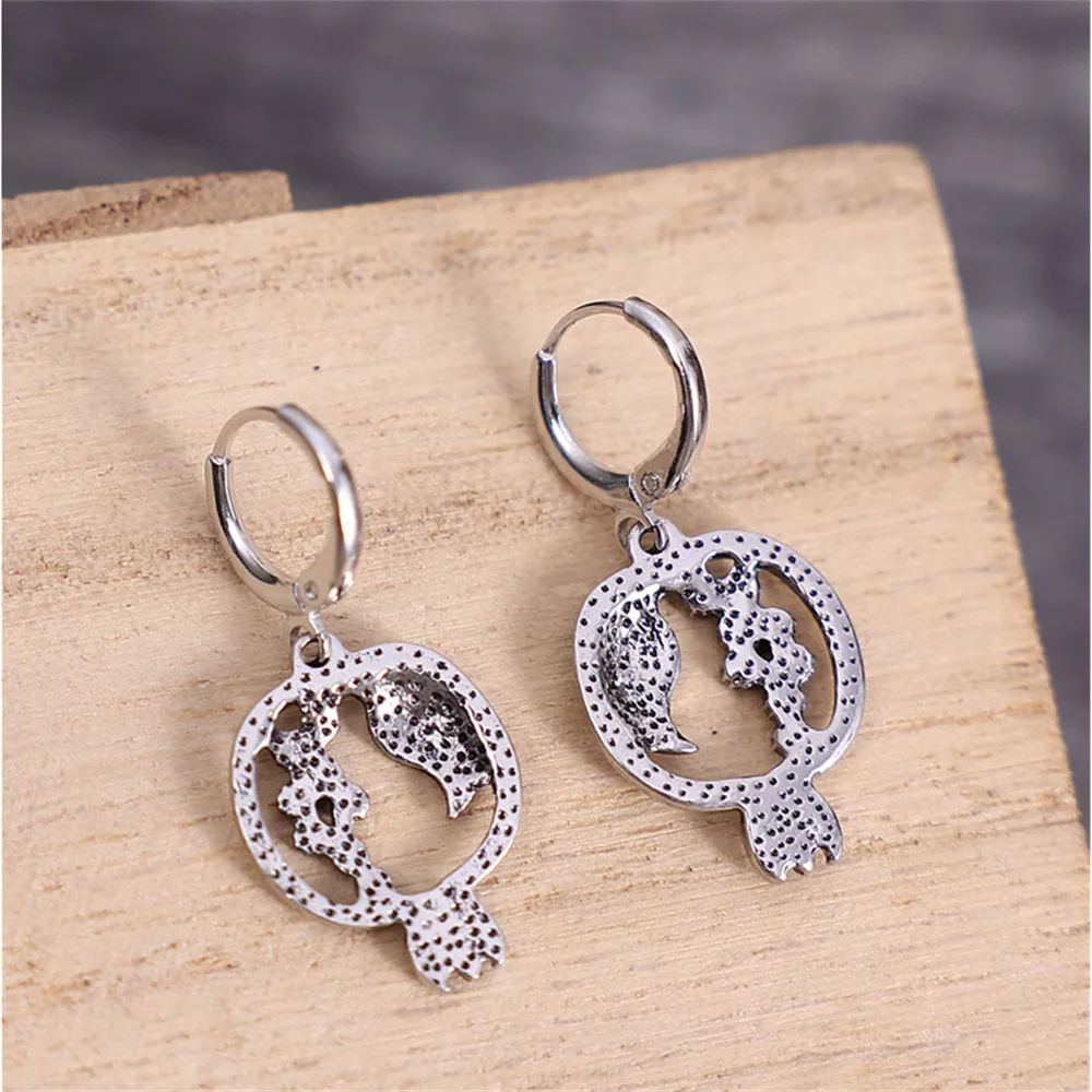 Pomegranate Earrings Luxurious Dazzling Sparkling Fashion Jewelry Earrings Chic Hottest Vintage Earrings Fashion Charming Grace