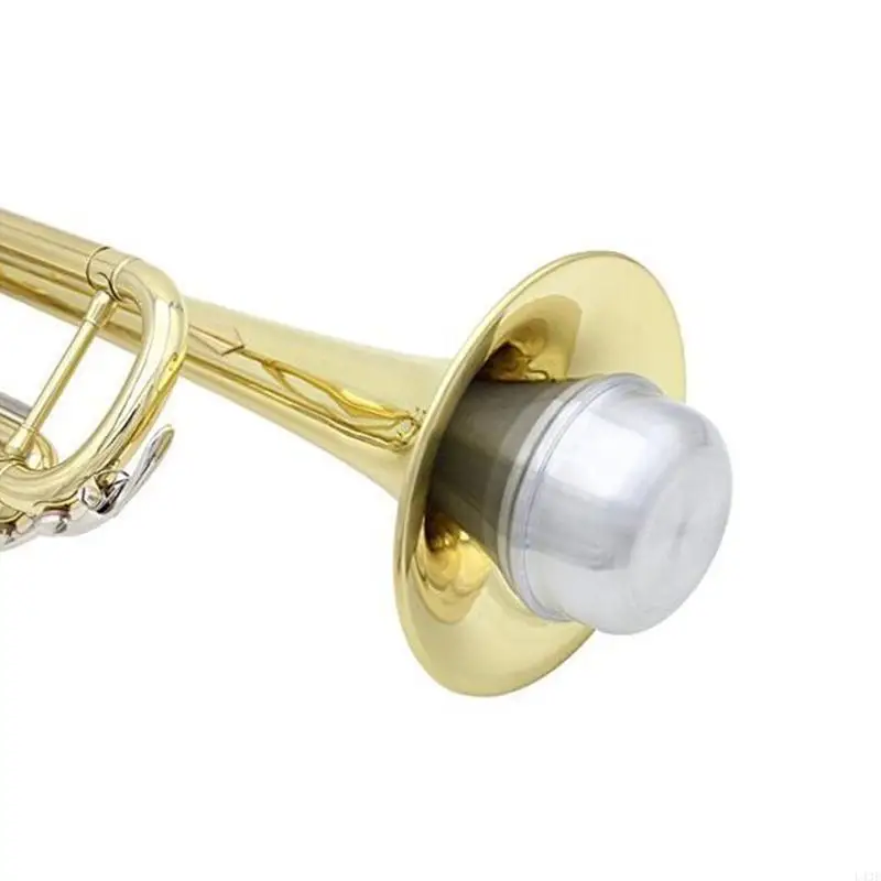 Silver Aluminum Alloy Trumpet Mute Sourdine Fits All Trumpets Excellent For Stage Performance Practice Purpose