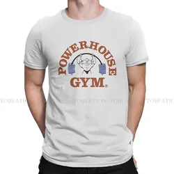 Powerhouse Gym Fashion TShirts Bodybuilding Fitness Men Style Pure Cotton Streetwear T Shirt O Neck Oversized