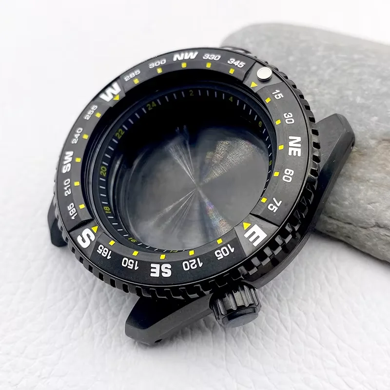 

PROSPEX SNR025 Case 28.5mm Dial Crown at 3.8 Fit NH34 NH35 NH36 4R Automatic Movement 200M Waterproof Men's Diving Watch Case