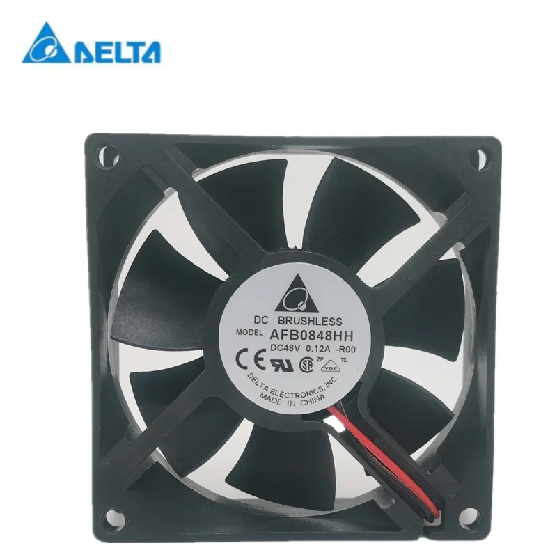 Ventilateur de refroidissement AFB0848HH DC 48V 0,12 A 80x80x25mm, 2 fils, pour serveur